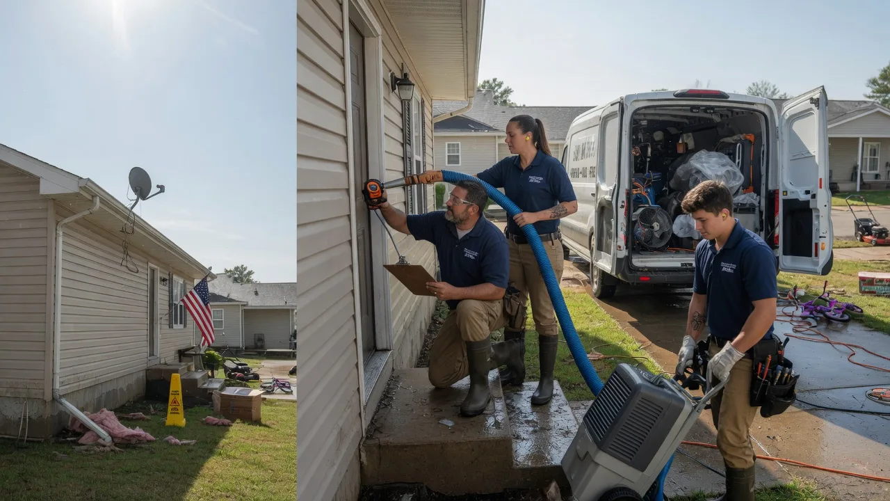Ceiling Water Damage Restoration in Brighton, MO near me